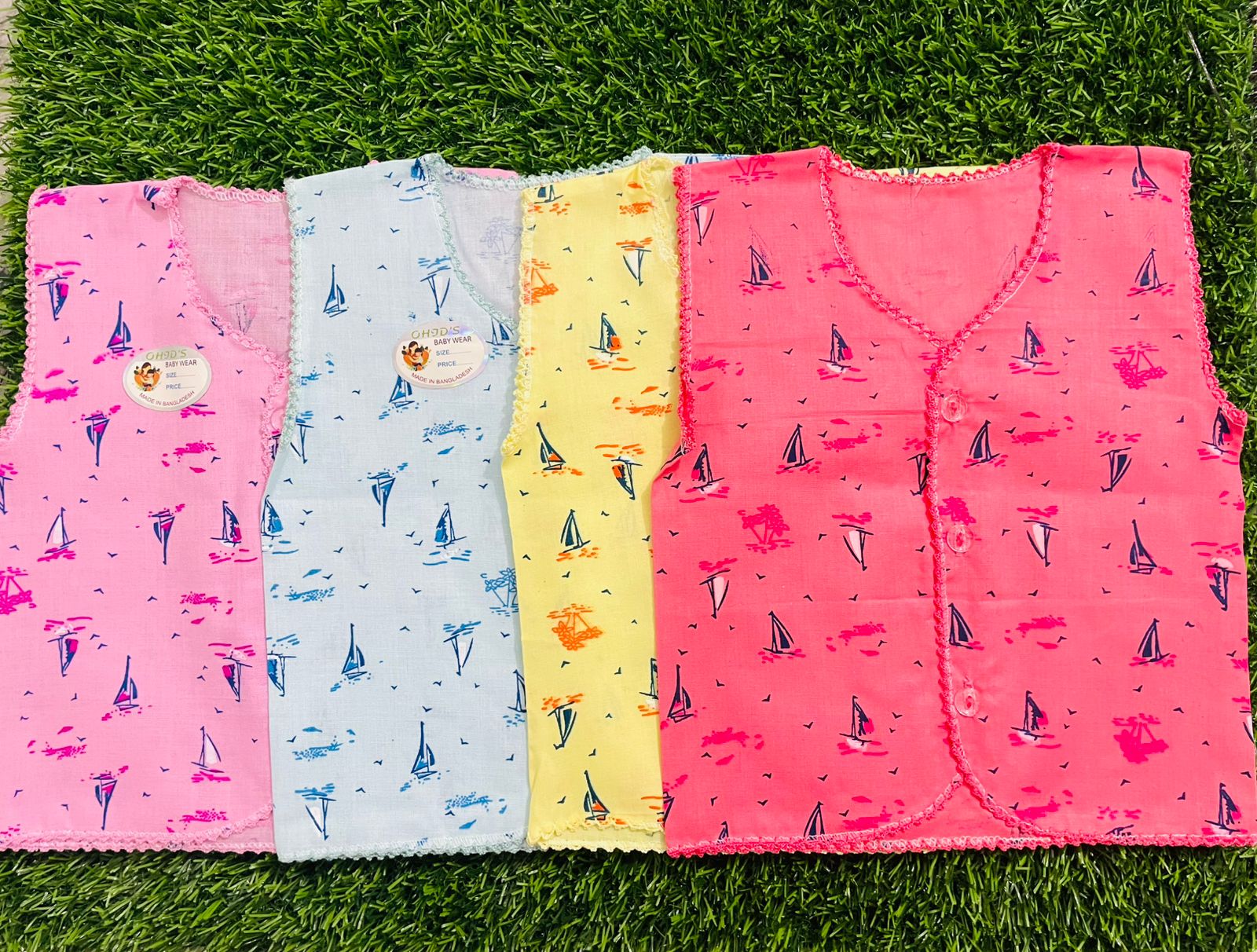 New Born Baby Cotton Nima (0 - 6 mnths) -  ( any 3 pcs)